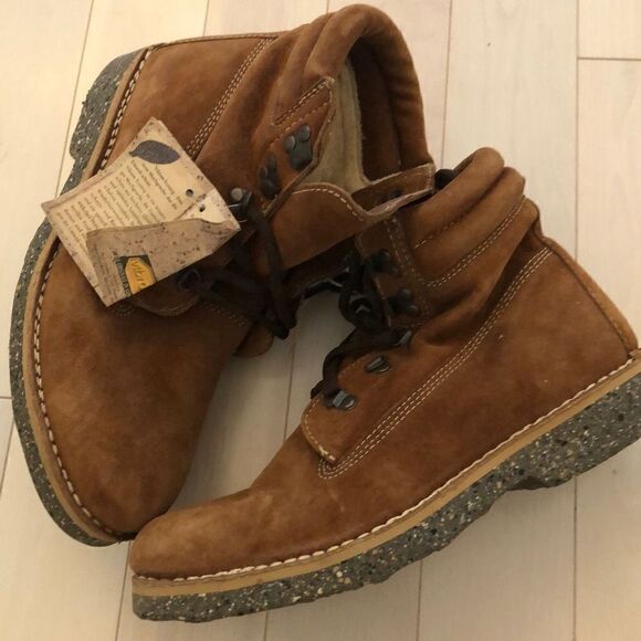 American Eagle Men's Eco Step Field Combat Boots Tan Size 9.5W - Picture 2 of 5